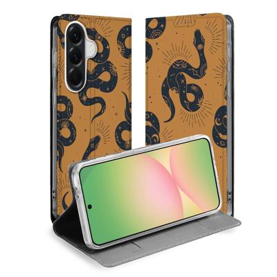 Book Wallet Case Samsung Galaxy A57 Snakes
