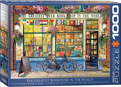 The Greatest Bookstore in the World Puzzel 1000 Stukjes The Greatest Bookstore in the World Puzzel 1000 Stukjes