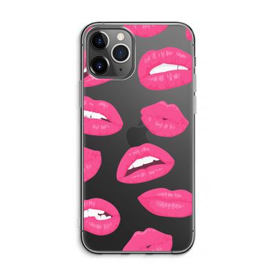 Bite my lip: iPhone 11 Pro Max Transparant Hoesje