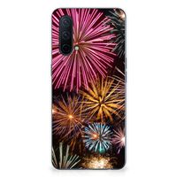 OnePlus Nord CE 5G Silicone Back Cover Vuurwerk - thumbnail