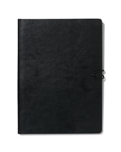 HEMA Notitieboek Gelinieerd PU Zwart 18.5x25.5