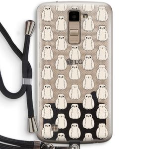 Uilen: LG K10 (2016) Transparant Hoesje met koord