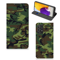 Samsung Galaxy A72 (5G/4G) Hoesje met Magneet Army Dark