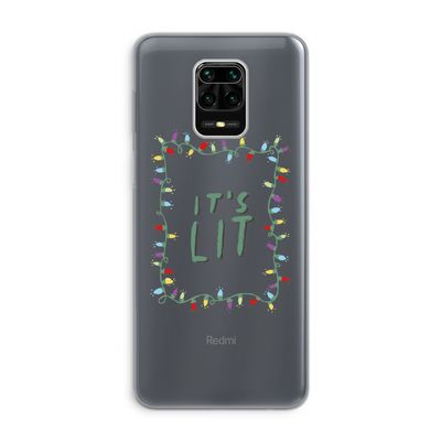 It's Lit: Xiaomi Redmi Note 9 Pro Transparant Hoesje