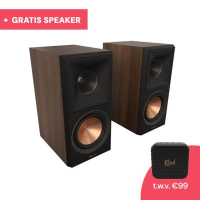 Klipsch: RP-500M II Boekenplank Speakers - 2 stuks - Walnoot Klipsch: RP-500M II Boekenplank Speakers - 2 stuks - Walnoot