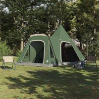 VidaXL Teepee tent met dak met opslag groen 545 x 450 x 295 cm