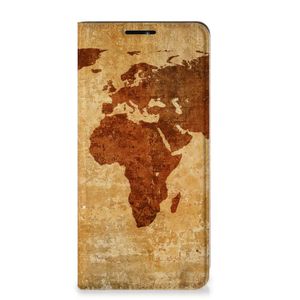 Motorola Edge 20 Pro Book Cover Wereldkaart