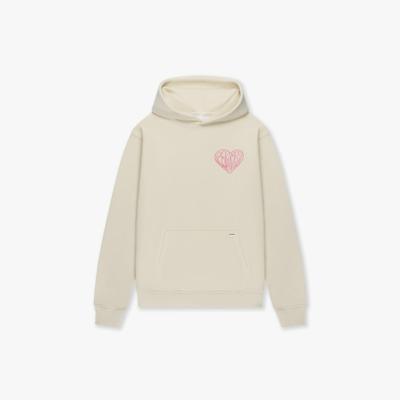 Croyez Homme Stitched Heart Hoodie Cr2-fw25-19 Hoodies 2101 Off-white
