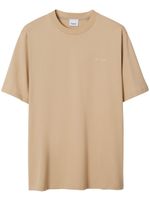 Burberry T-shirt met logoprint - Bruin - thumbnail