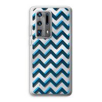 Onderbroken lijn: Huawei P40 Pro Plus Transparant Hoesje