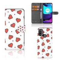 Motorola Moto E20 | E30 | E40 | Telefoon Hoesje | Hearts