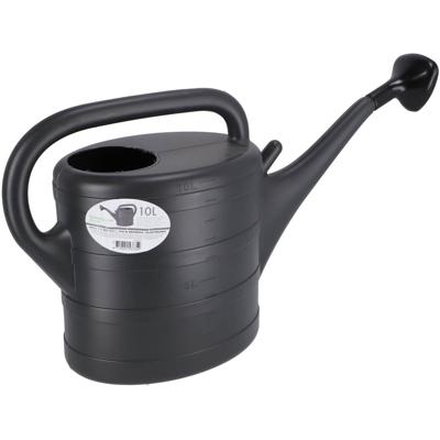 Pro Garden Gieter - antraciet - kunststof - 10L - met afneembare sproeikop Pro Garden Gieter - antraciet - kunststof - 10L - met afneembare sproeikop