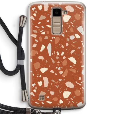 Terrazzo N°22: LG K10 (2016) Transparant Hoesje met koord