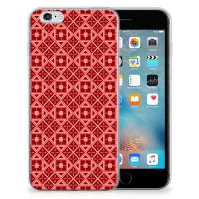 Apple iPhone 6 | 6s | TPU bumper | Batik Rood