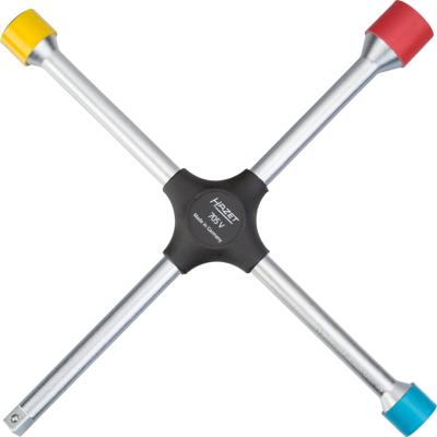 HAZET Kruissleutel 705V · Buiten-zeskant-profiel · SW 17 x 19 x 21 x Buitenvierkant 12,5 = 1/2 inch mm