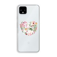 GRL PWR Flower: Pixel 4 XL Transparant Hoesje