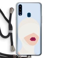 Incognito: Samsung Galaxy A20s Transparant Hoesje met koord