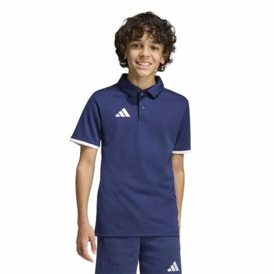 adidas Entrada 26 Polo Kids Donkerblauw Wit adidas Entrada 26 Polo Kids Donkerblauw Wit