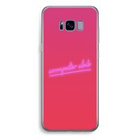 Vice Glow: Samsung Galaxy S8 Plus Transparant Hoesje Vice Glow: Samsung Galaxy S8 Plus Transparant Hoesje