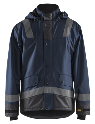 Blåkläder Regenjas LEVEL 2 43222003 | Donker marineblauw/Zwart | Maat XL - 7330509659816