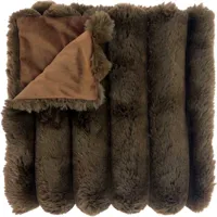 Unique Living plaid liebe 200x150cm taupe Unique Living plaid liebe 200x150cm taupe
