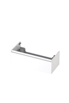 Onderkast INK 1 lade greeploos gelakt 45gr 100 cm x 45 cm x 35 cm Hoogglans wit 1240132