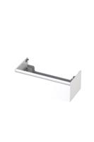 Onderkast INK 1 lade greeploos gelakt 45gr 100 cm x 45 cm x 35 cm Hoogglans wit 1240132