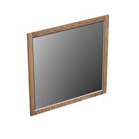 Spiegel Forzalaqua Gela 80x2x80 cm Vierkant Eiken Black Oiled Forzalaqua