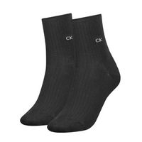 Calvin Klein 2 stuks Women Short Roll Top Sock * Actie *