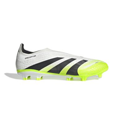 adidas Predator League Veterloze Gras / Kunstgras Voetbalschoenen (MG) Wit Zwart Neongeel