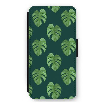 Monstera leaves: iPhone 12 Pro Max Flip Hoesje