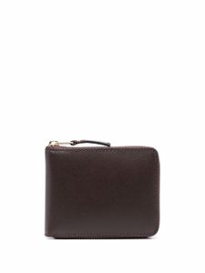 Comme Des Garçons Wallet portefeuille en cuir grainé - Marron