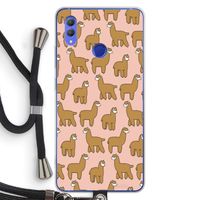Alpacas: Honor Note 10 Transparant Hoesje met koord