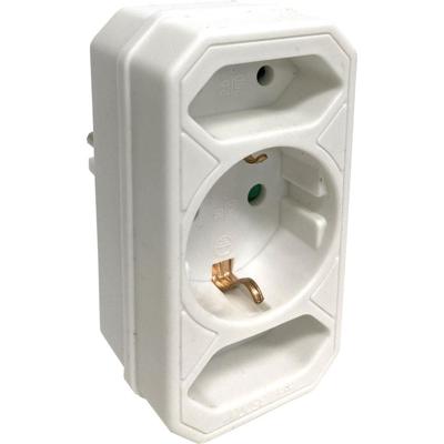 Enzo Drieweg stekker 2xeuro/1x randaarde verticaal 6175908