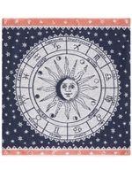 Alanui coussin Astrology Wheel - Bleu - thumbnail