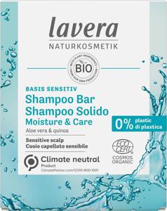 Lavera Basis Sensitiv shampoo bar moisture&care bio EN-IT (50 gr)