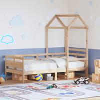 Slaapbank met huisje 80x200 cm massief grenenhout