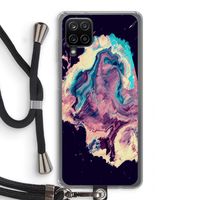 Cosmic Silence: Samsung Galaxy A12 Transparant Hoesje met koord