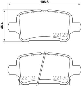 Remmenset, remschijf BREMBO, Remschijftype: Massief, Inbouwplaats: Achteras: , u.a. für Opel, Vauxhall