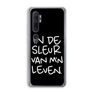 De Sleur: Xiaomi Mi Note 10 Transparant Hoesje