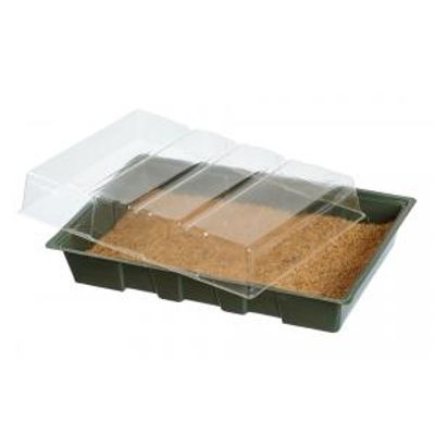Kweekkas mini met kokosmat - 35 x 23,5 cm
