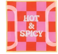 Daan Kromhout Design tegeltje glas hot & spicy 18x18cm