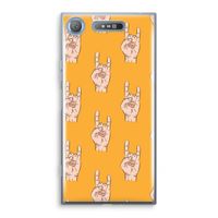 Rock: Sony Xperia XZ1 Transparant Hoesje