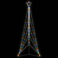 VidaXL Led-kerstboom 525 leds kleurrijk 302 cm