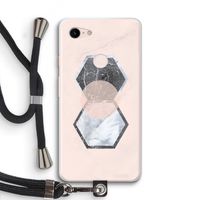 Creatieve toets: Pixel 3 XL Transparant Hoesje met koord