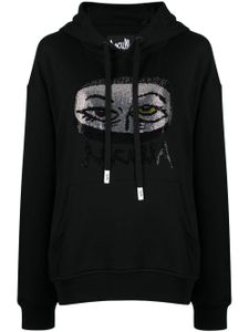 Haculla hoodie Man Eyes On You - Noir