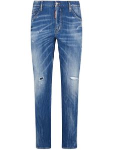 DSQUARED2 jean slim à effet usé - Bleu