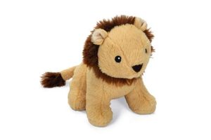 Beeztees leeuw leo - hondenspeelgoed - bruin - 18 cm