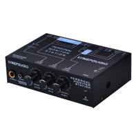 B877 3 persoonlijke luisteraar hoofdtelefoon luisteren Kanaalmixer (zwart)