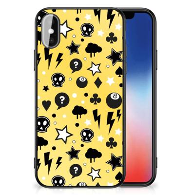 Telefoonhoesje iPhone X | Xs Punk Geel